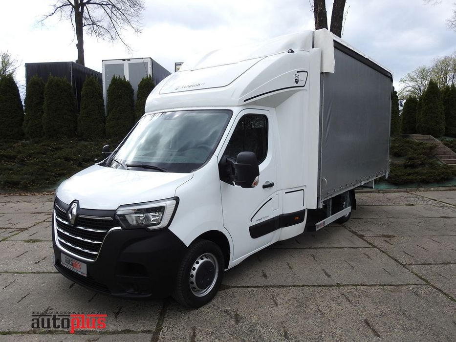Renault MASTER PLANDEKA 10 PALET WEBASTO TEMPOMAT NAWIGACJA KLIMATYZACJA LEDY PNEUMATYKA  165KM  stan bardzo dobry, nie wymaga nakładów finansowcyh dostępny od ręki