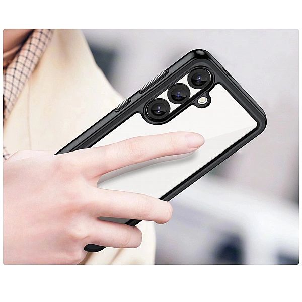 Etui silikonowe Outer Space Case z żelową ramką do Samsung Galaxy S25