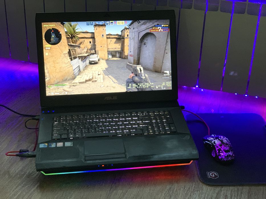 *Игровой ноутбук Asus Rog 17 + девайсы
