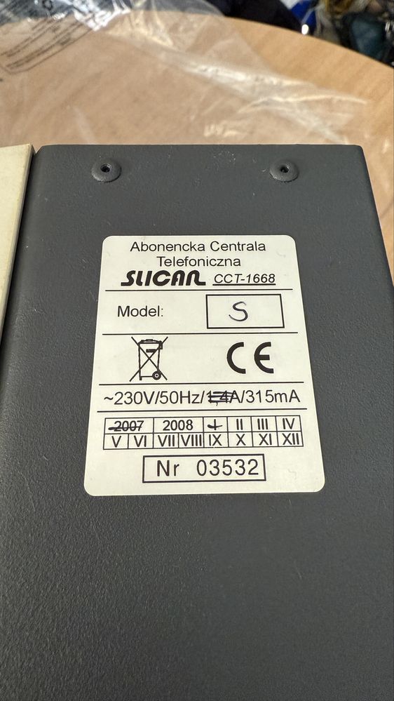 Centralka telefoniczna Slican CCT-1668S