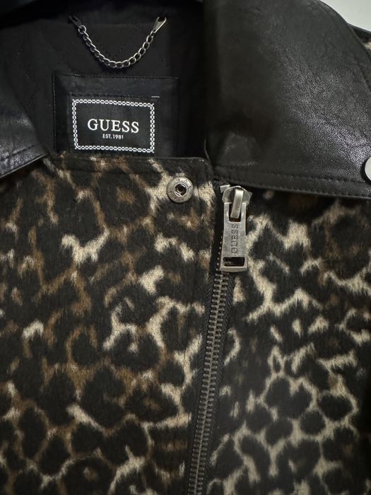 Ramoneska Guess nowa 36 leopard ocieplana