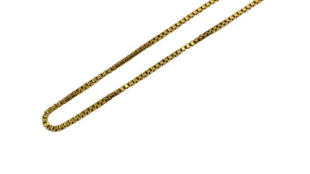 Złoty łańcuszek Kostka próba 585 2,10G 47cm