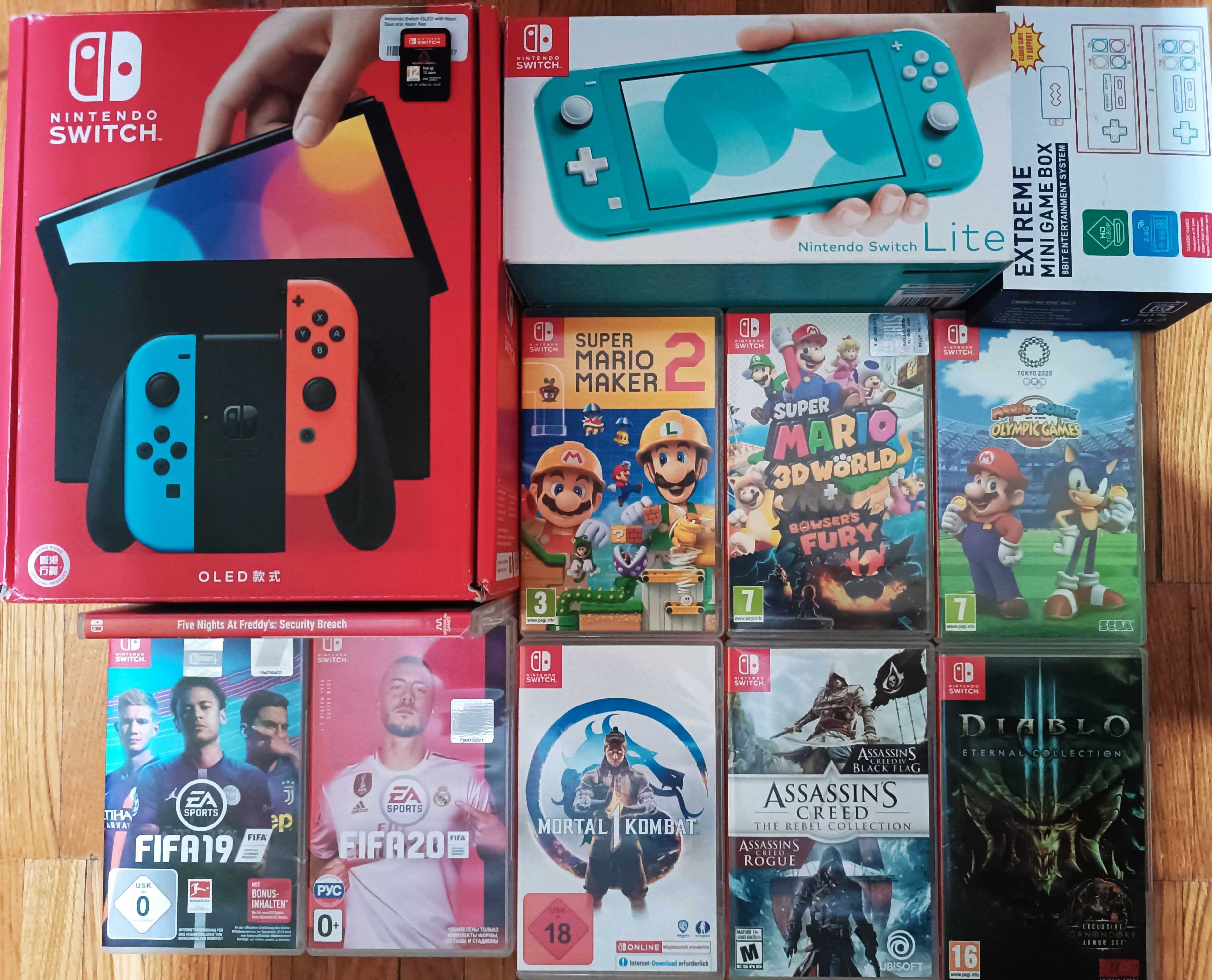 Nintendo Switch Lite Gray-128Gb(Обмен Приставки/Игр-RDR/Mortal1)+30игр