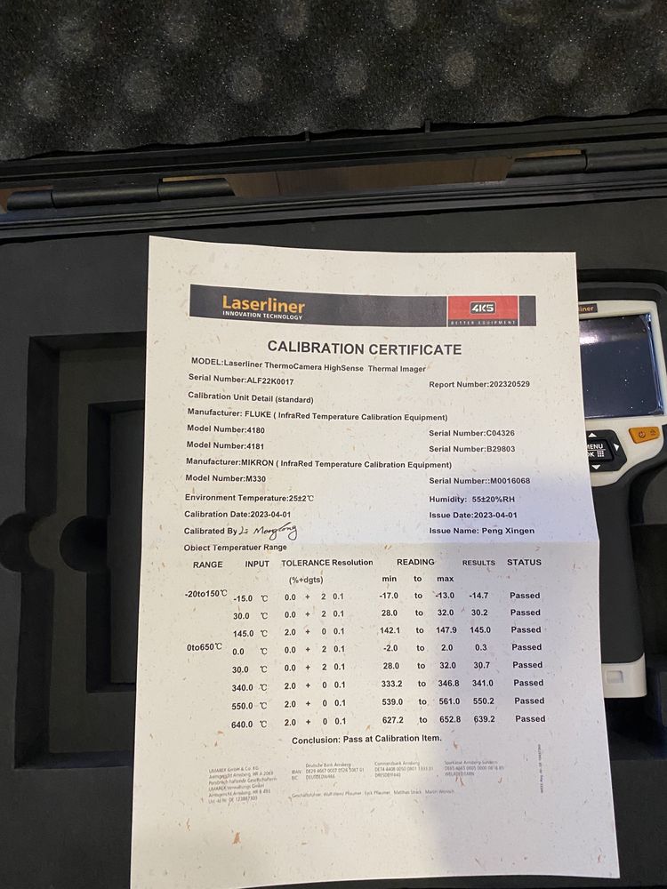 Тепловизор для энергоаудита  Laserliner ThermoCamera-Vision