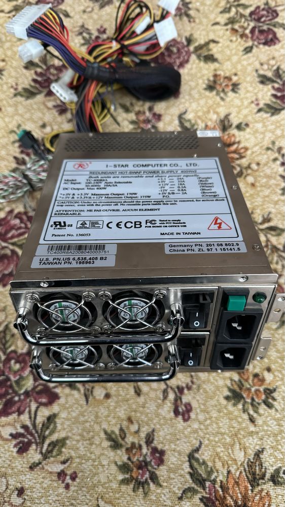 Блок питания 500w Серверный блок питания I-Star Computer.