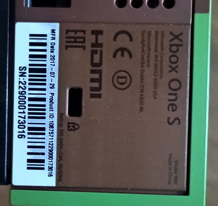 Xbox one s Minecraft edition