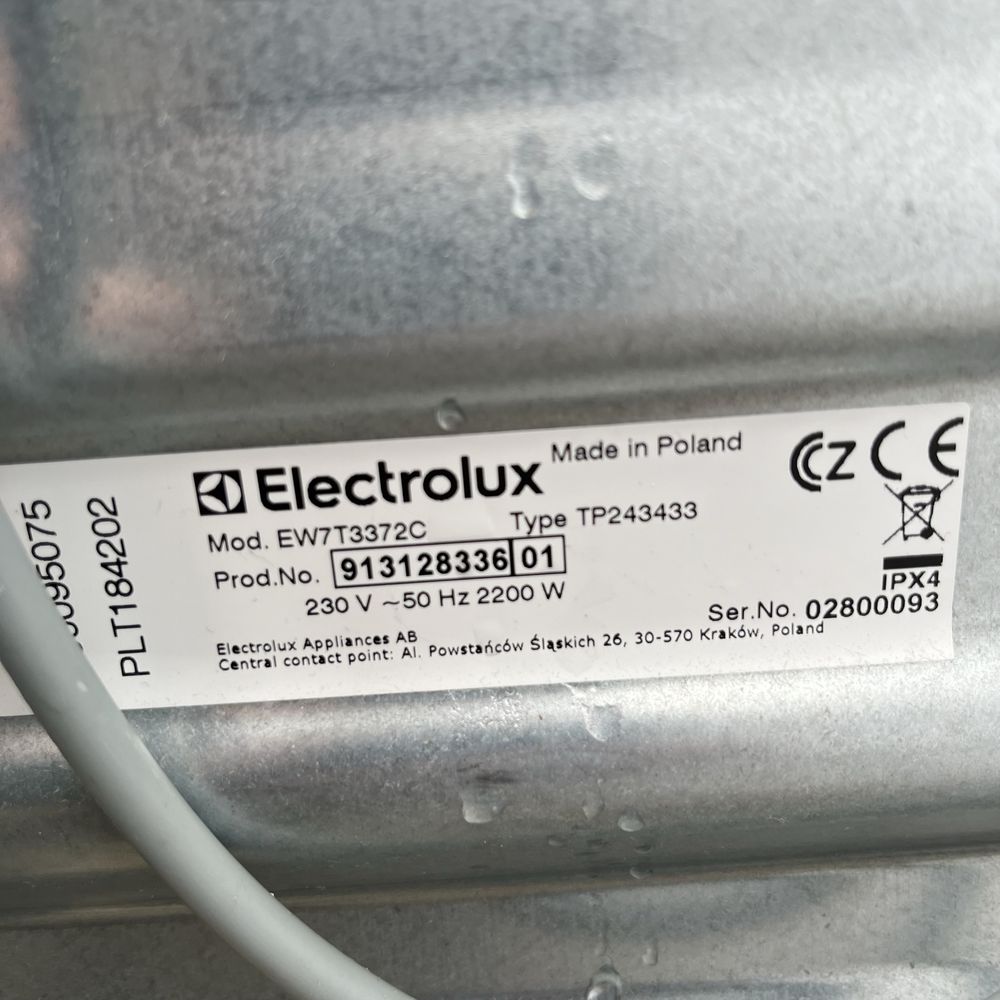 Пральна машина Electrolux 7кг (2020 рік)