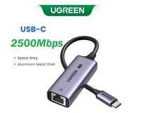 Ugreen USB-C to RJ-45 2.5G Ethernet Adapter 2500Mbps CM648