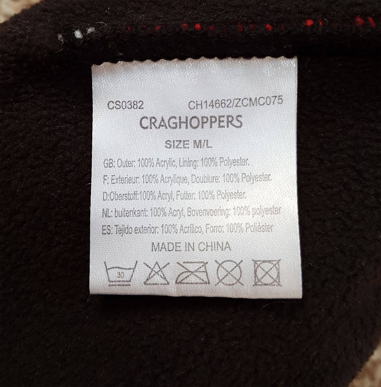 CRAGHOPPERS Bear Grylls Beanie шапка на флисе Оригинал красная