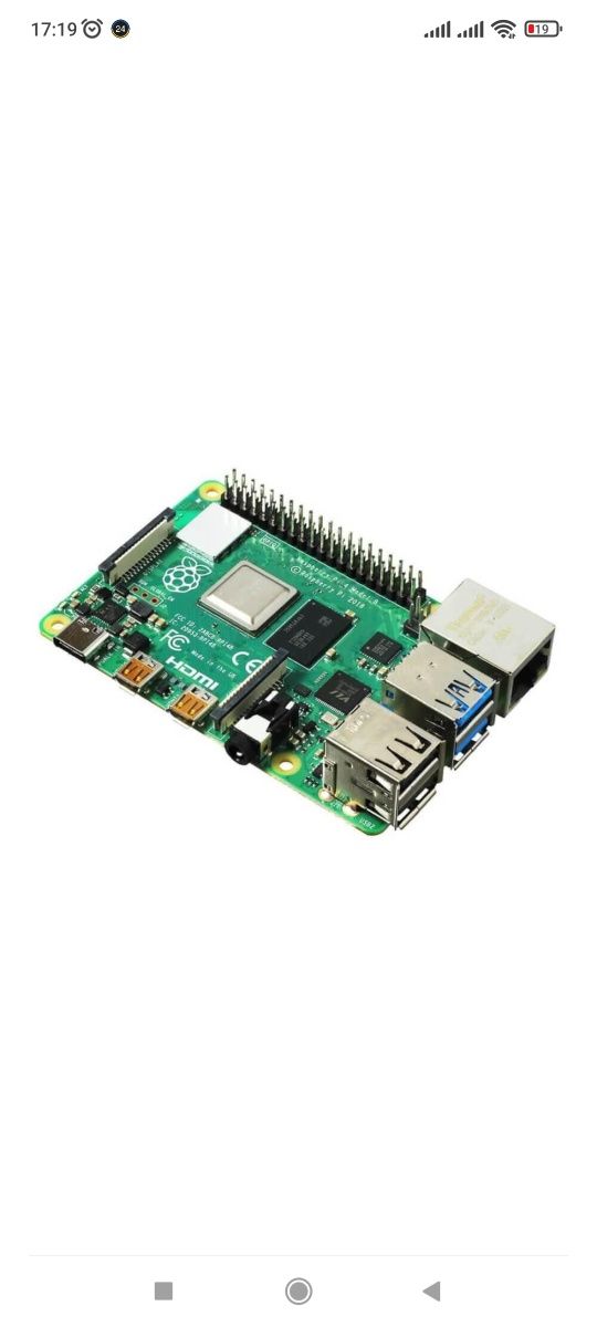 Мікрокомп'ютер Raspberry Pi 4 Model B (4 ГБ)