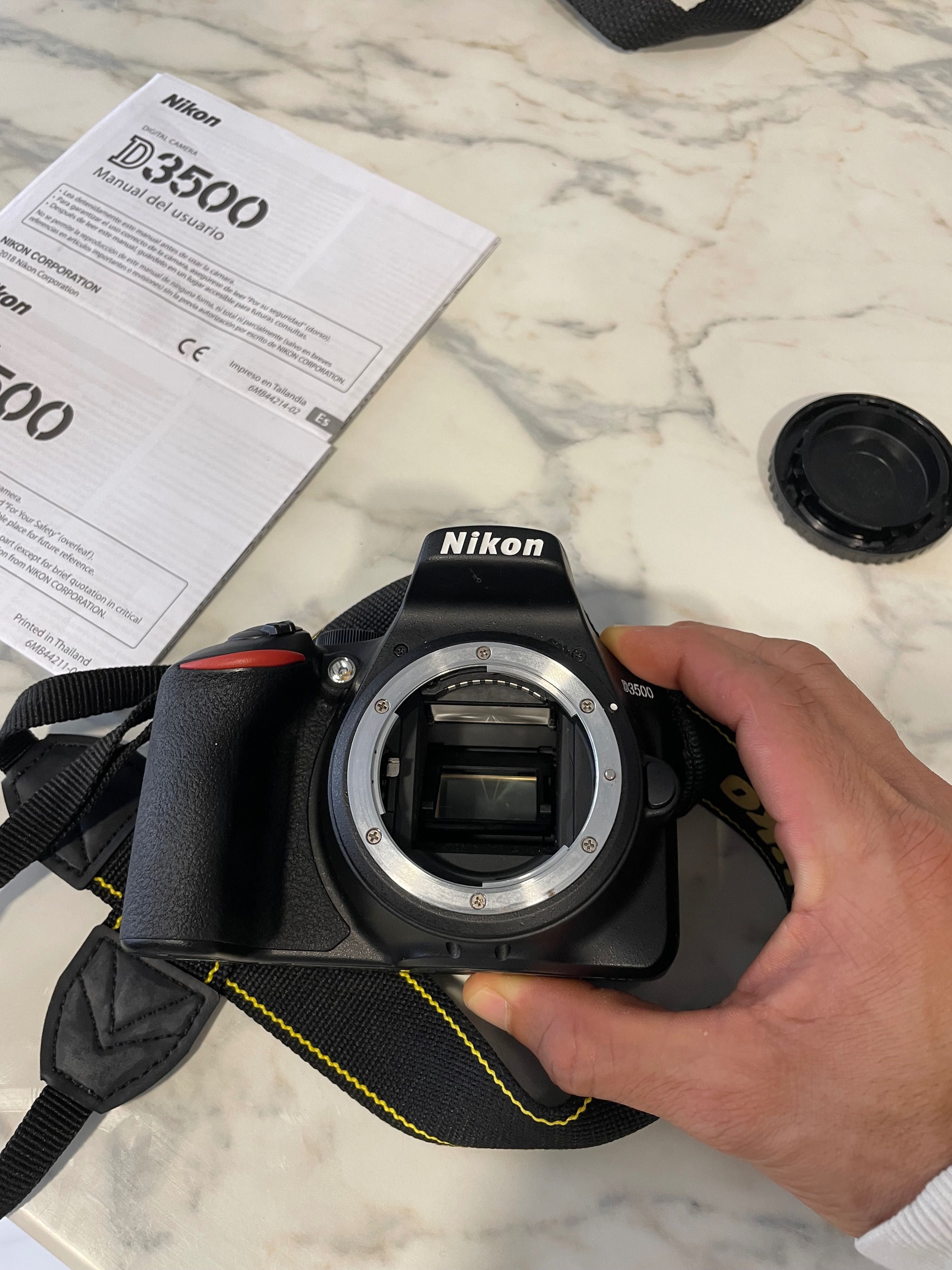 Camera Nikon D3500 + Lente 18-55mm + 32GB - KIT COMPLETO