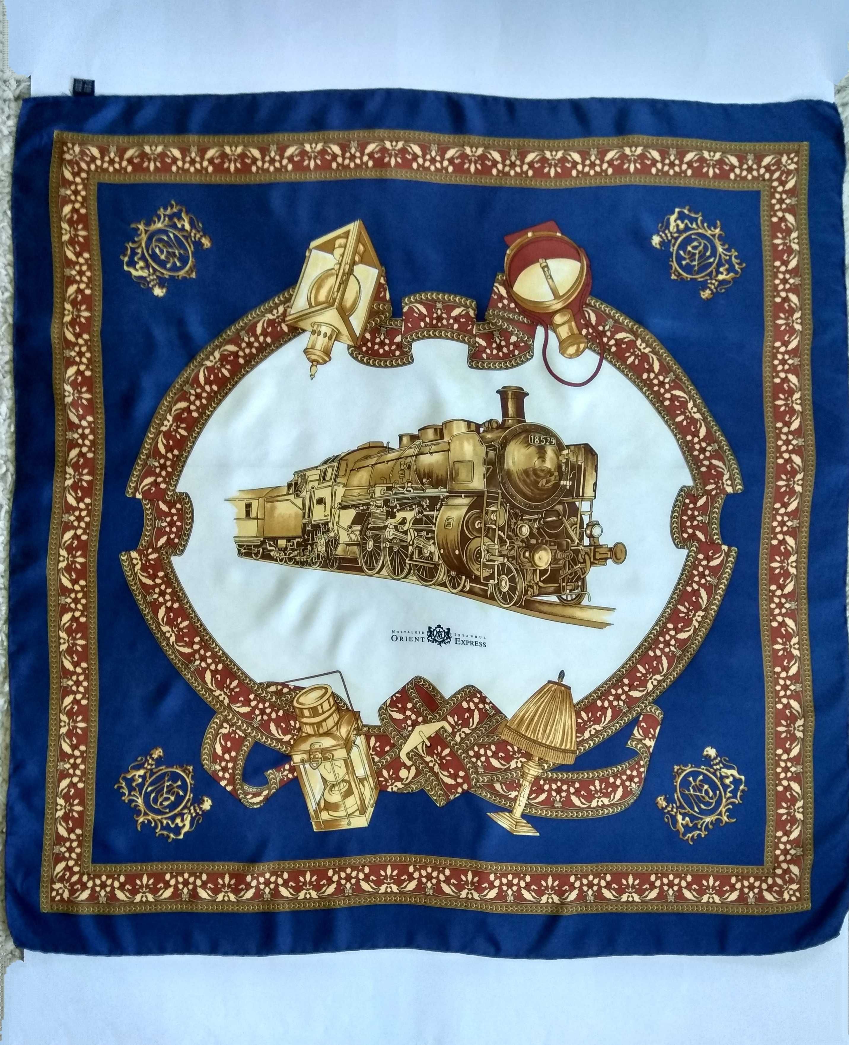 Винтажный коллекционый шелковый платок Nostalgie Istanbul