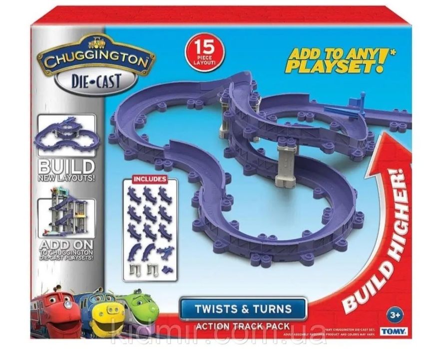 Набір рейок для потягів chuggington