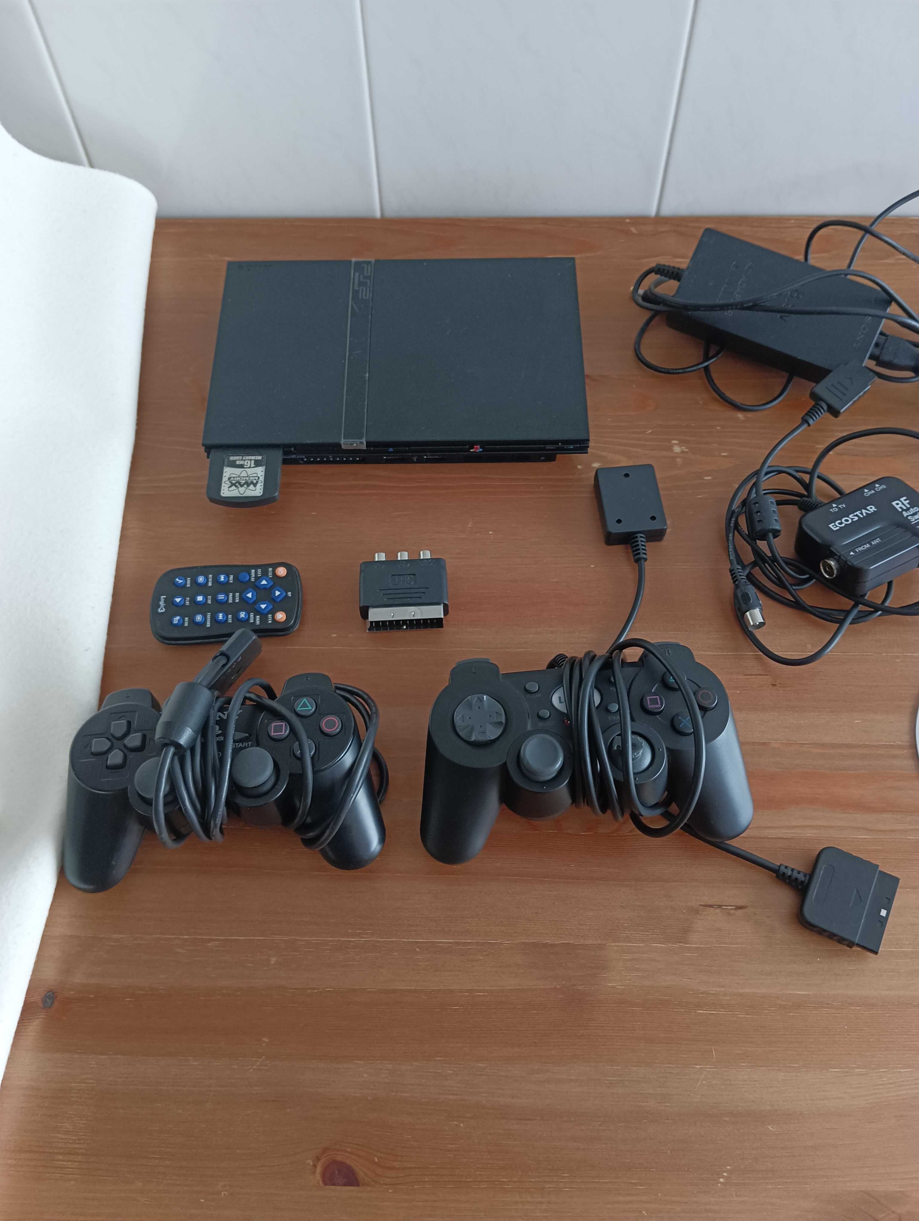 Consola PS2 com Acessórios