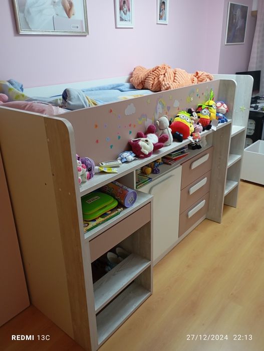 Cama 3 em 1 sem colchão