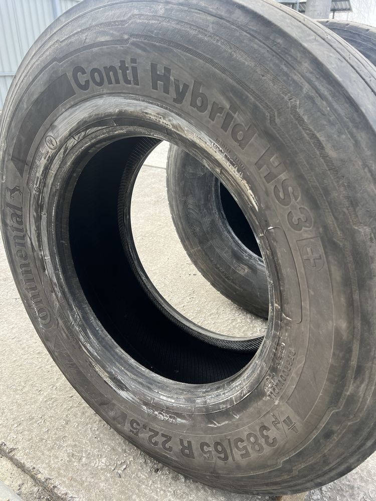 Шины бу 385/65 R22.5 Continental HS3 руль прицеп 1 шт.