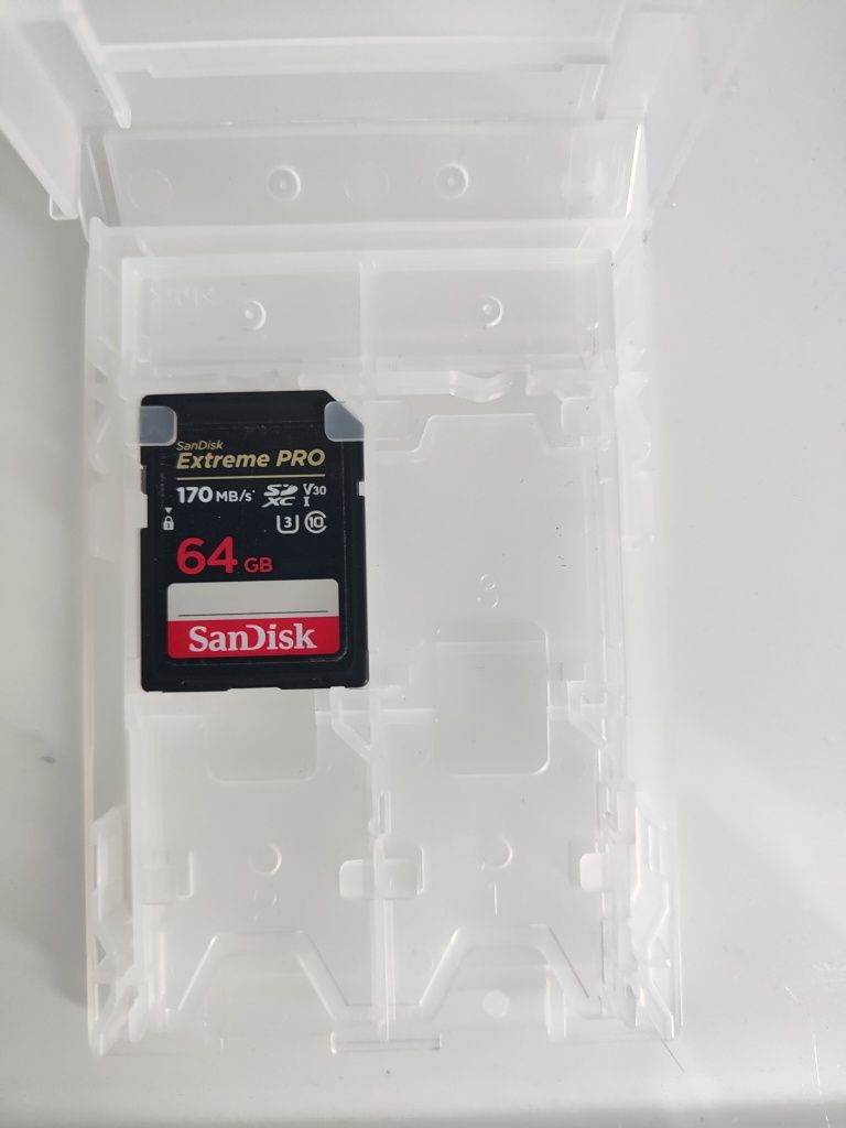 Карта памяти SDXC 64GB SanDisk Extreme Pro C10 UHS-I U3 R170MB/s