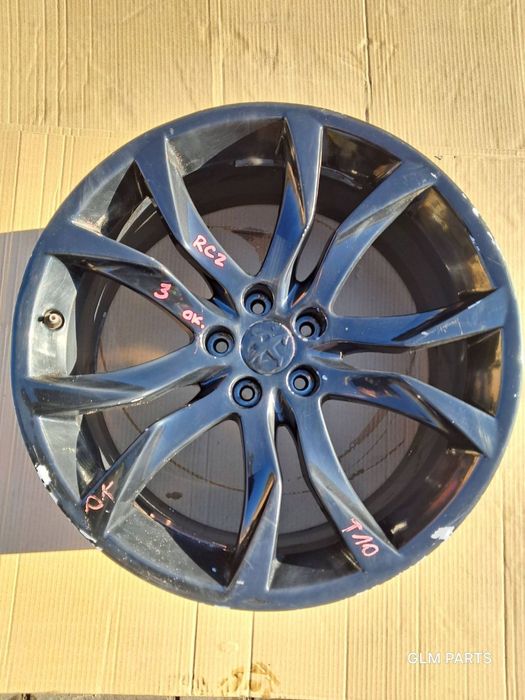 peugeot rcz felga aluminiowa 19&quot; 8,5jx19&quot; et27 5x108 9673495677