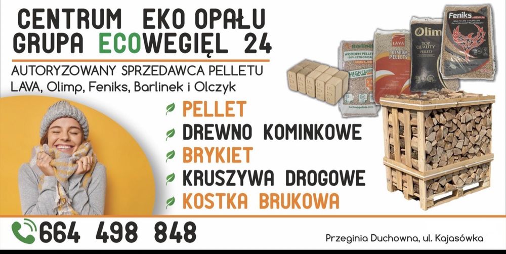 DREWNO KOMINKOWE DĄB-BUK-GRAB-Brzoza Ułożone na palecie Sezonowane***