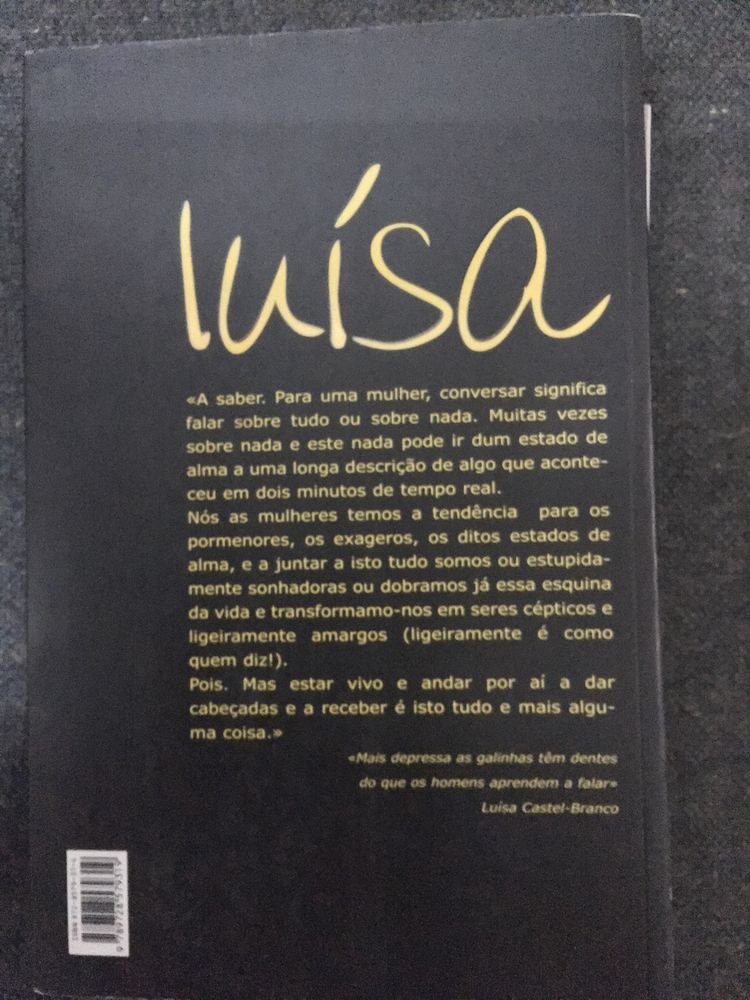 O. Livro de Luisa Castelo Branco