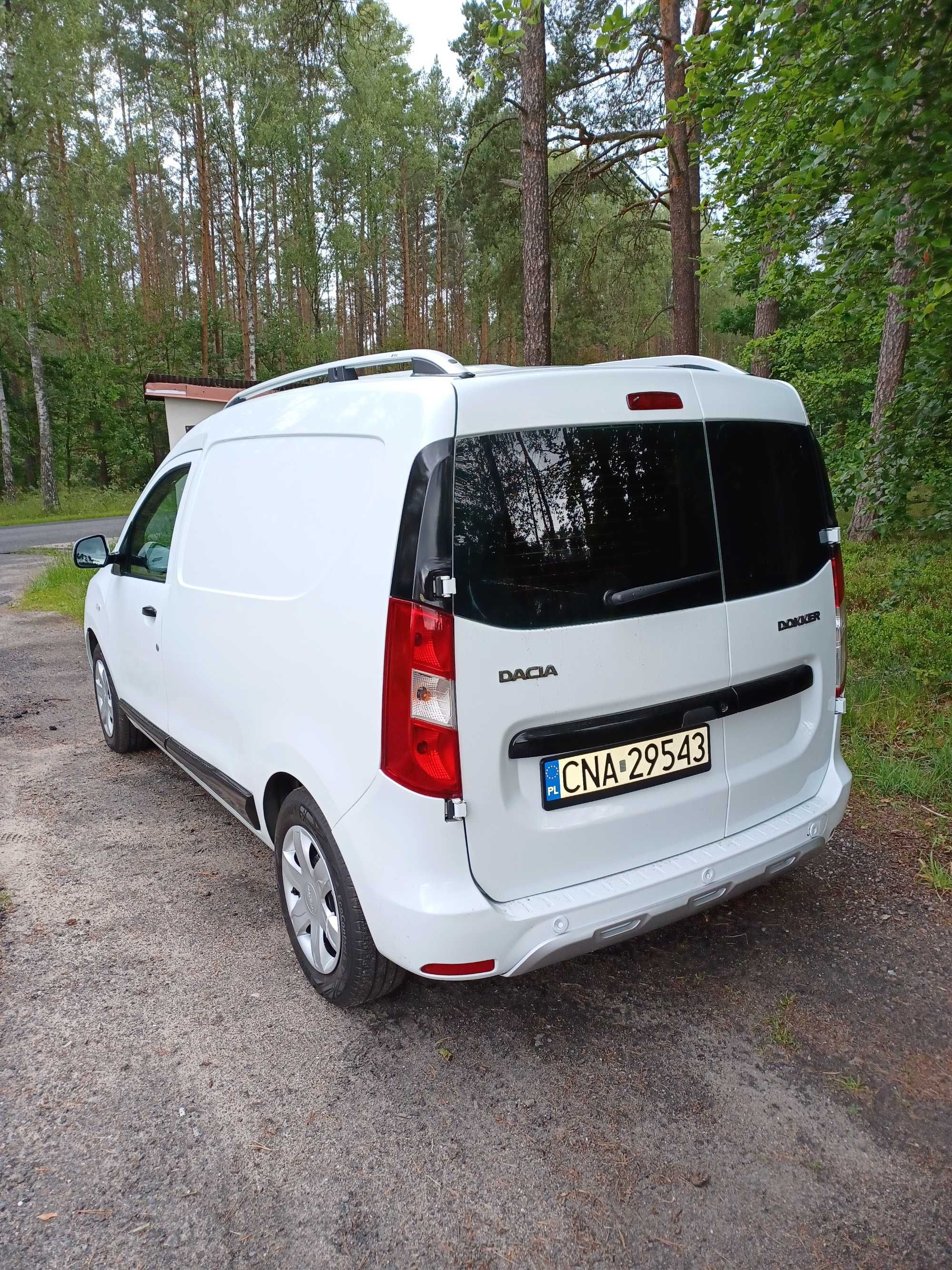 dacia dokker 1.5 DCI 2016 r. klima; bogata wersja