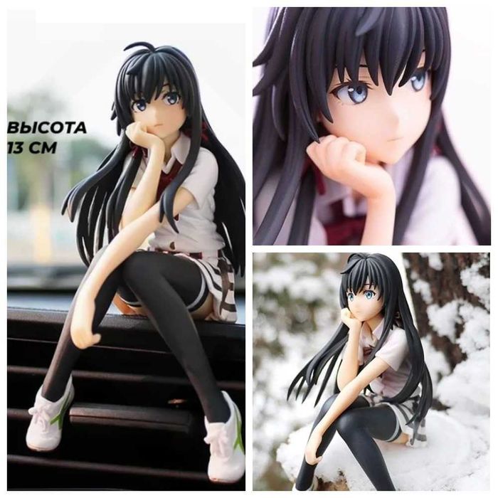 Аниме статуєтка Новая Фигурка девочки Yukino Yukinoshita из аниме 13см
