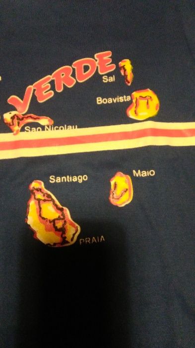 t-shirt criança "Cabo Verde"