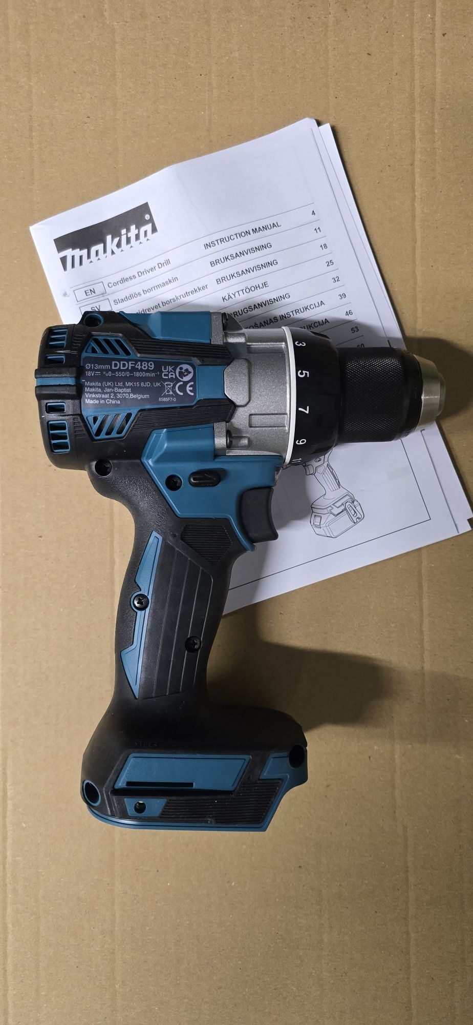 Wkrętarka Makita DDF489 nowa oryginał