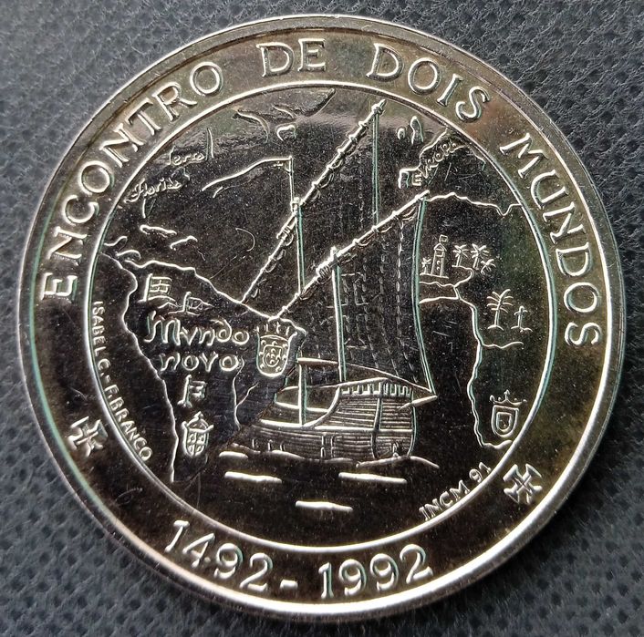 1000 Escudos Encontro de 2 Mundos 1992