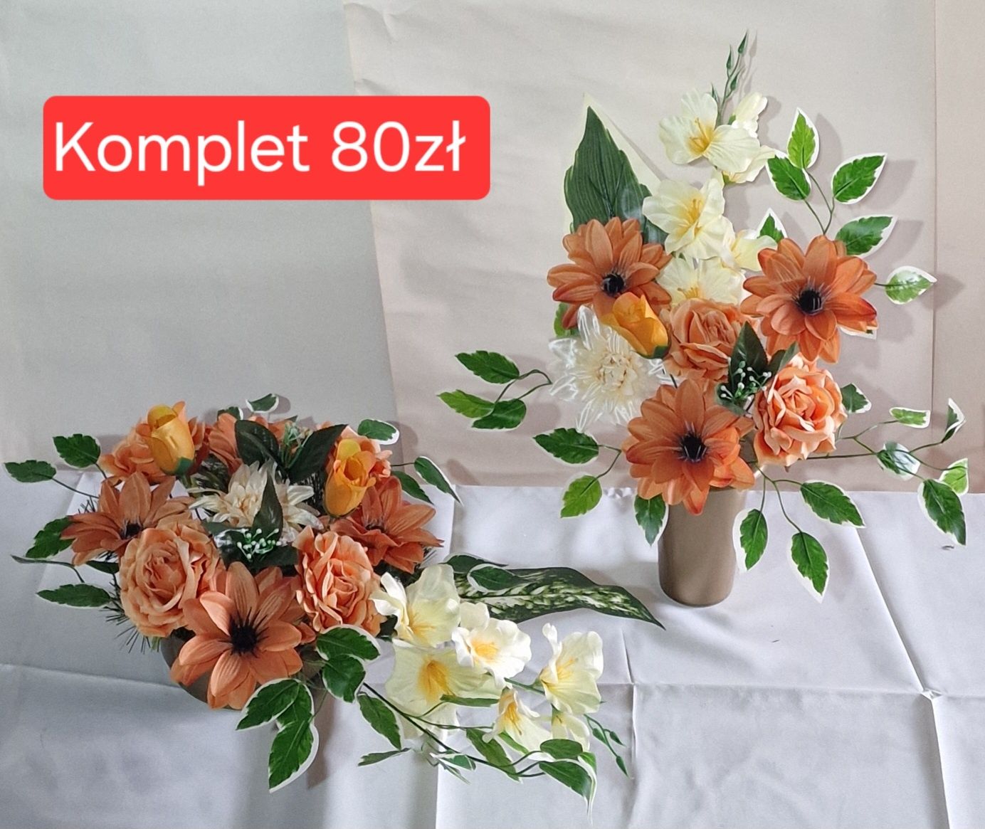 Stroiki oraz komplety na groby