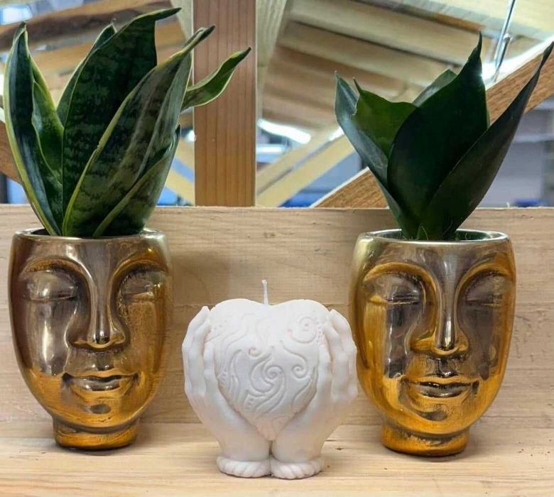 Velas artesanais com amor