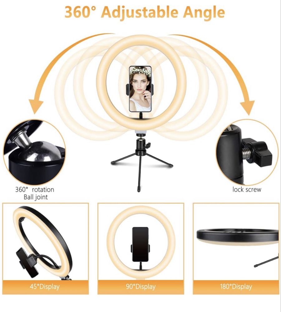Ring Light de mesa