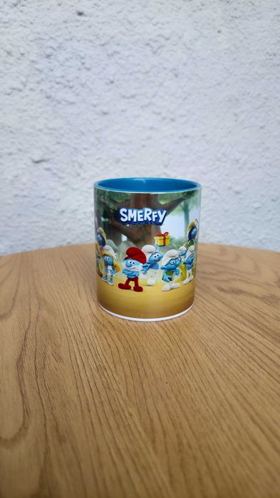 Kubek ceramiczny smerfy