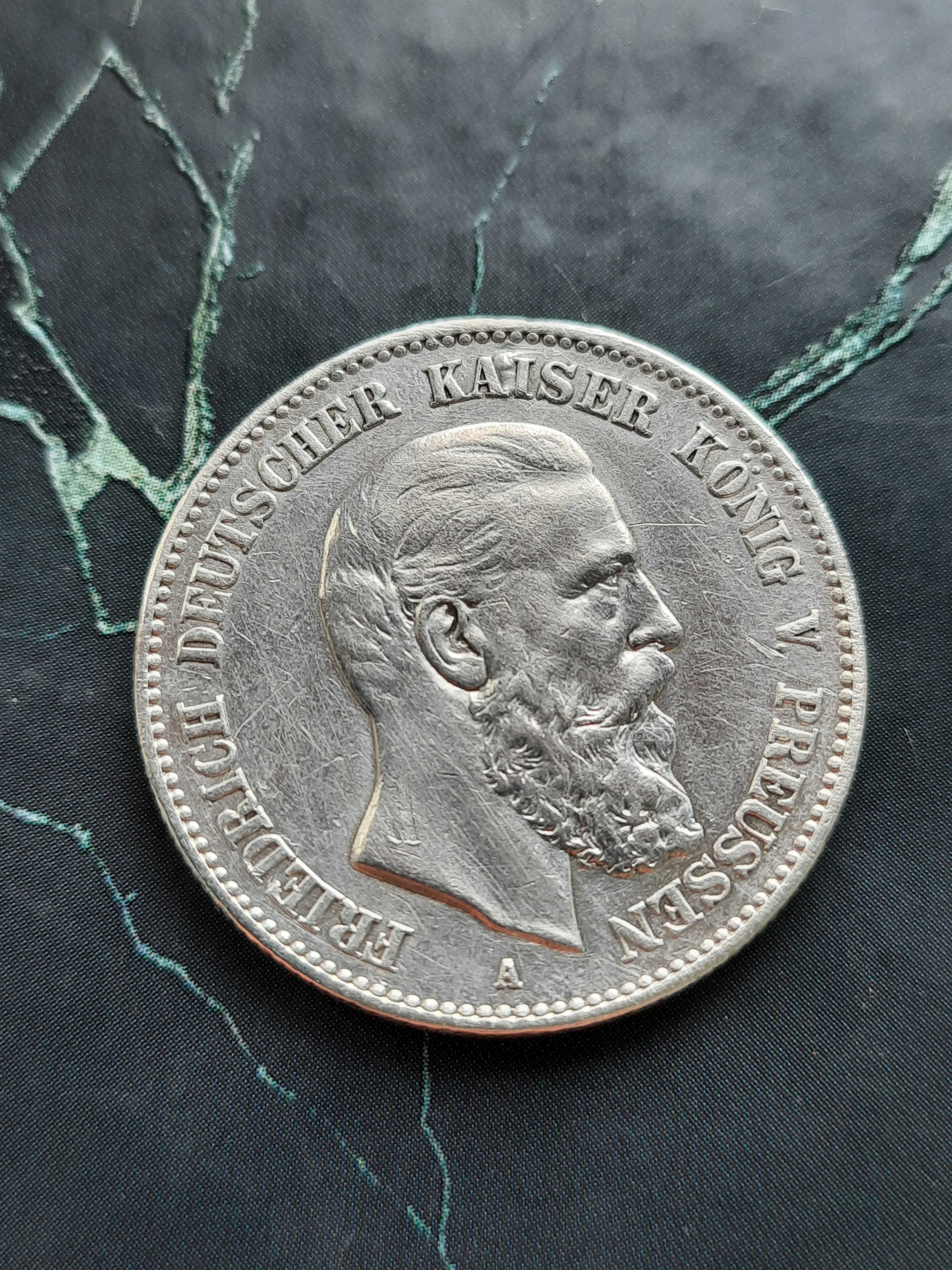 Монета 2 марки 1888, Пруссія Фрідріх