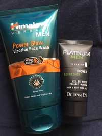 Himalaya Power Glow Men pianka do mycia twarzy + gratis