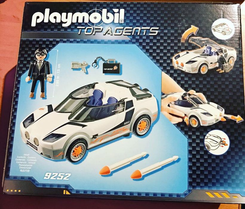 Шпионский гонщик (ездит, стреляет и плавает )Playmobil 9252