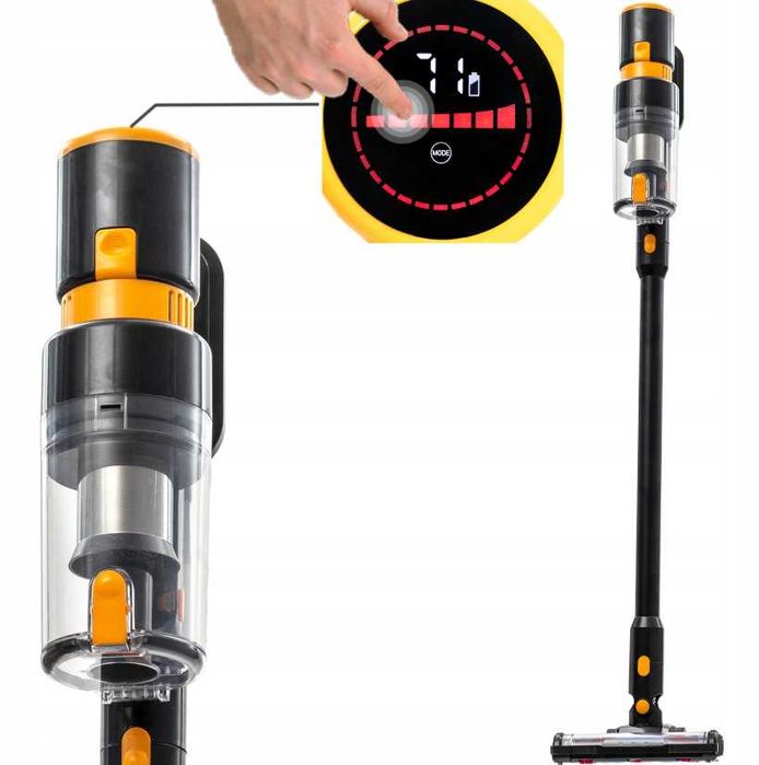 WYPRZEDAŻ ODKURZACZ PIONOWY Bezprzewodowy 2w1 Cyklonowy Akumulatorowy
