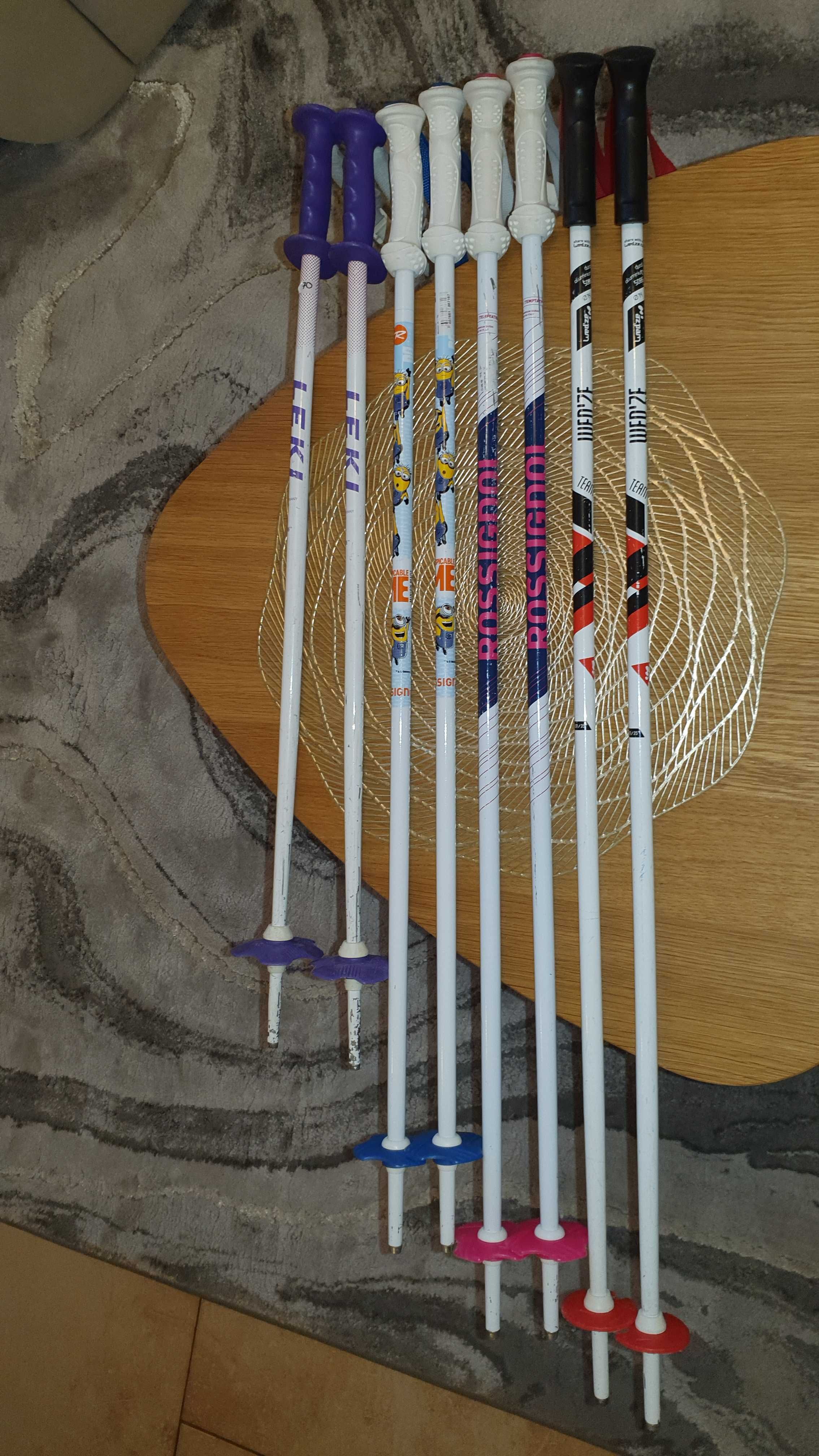Sprzedam kijki narciarskie 90 cm Wedze - 6 dni jazdy