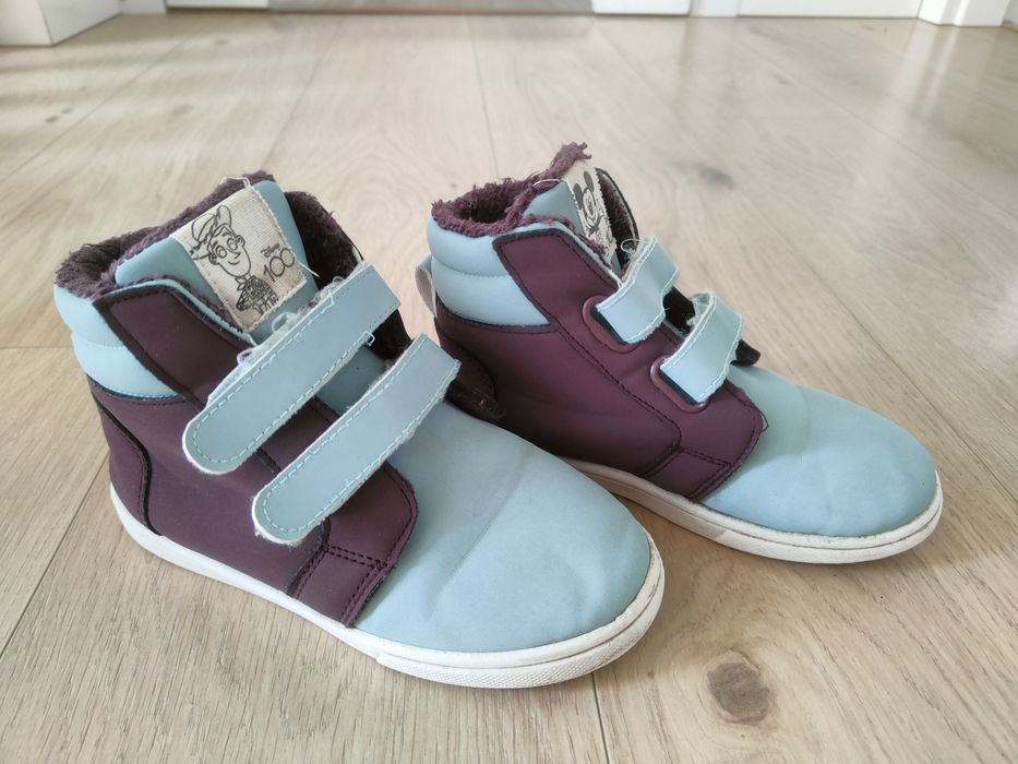 Sneakersy wysokie trzewiki ocieplane 31