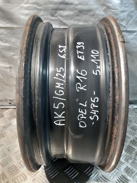 Felga Stalowa Strukturalna Opel 5X110 Et39 6.5J R16 2160131