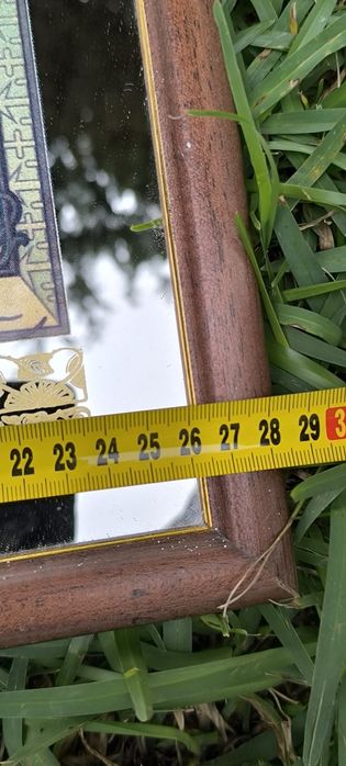 Quadro espelhado serigrafados ao estilo art nouveau relacionado com as