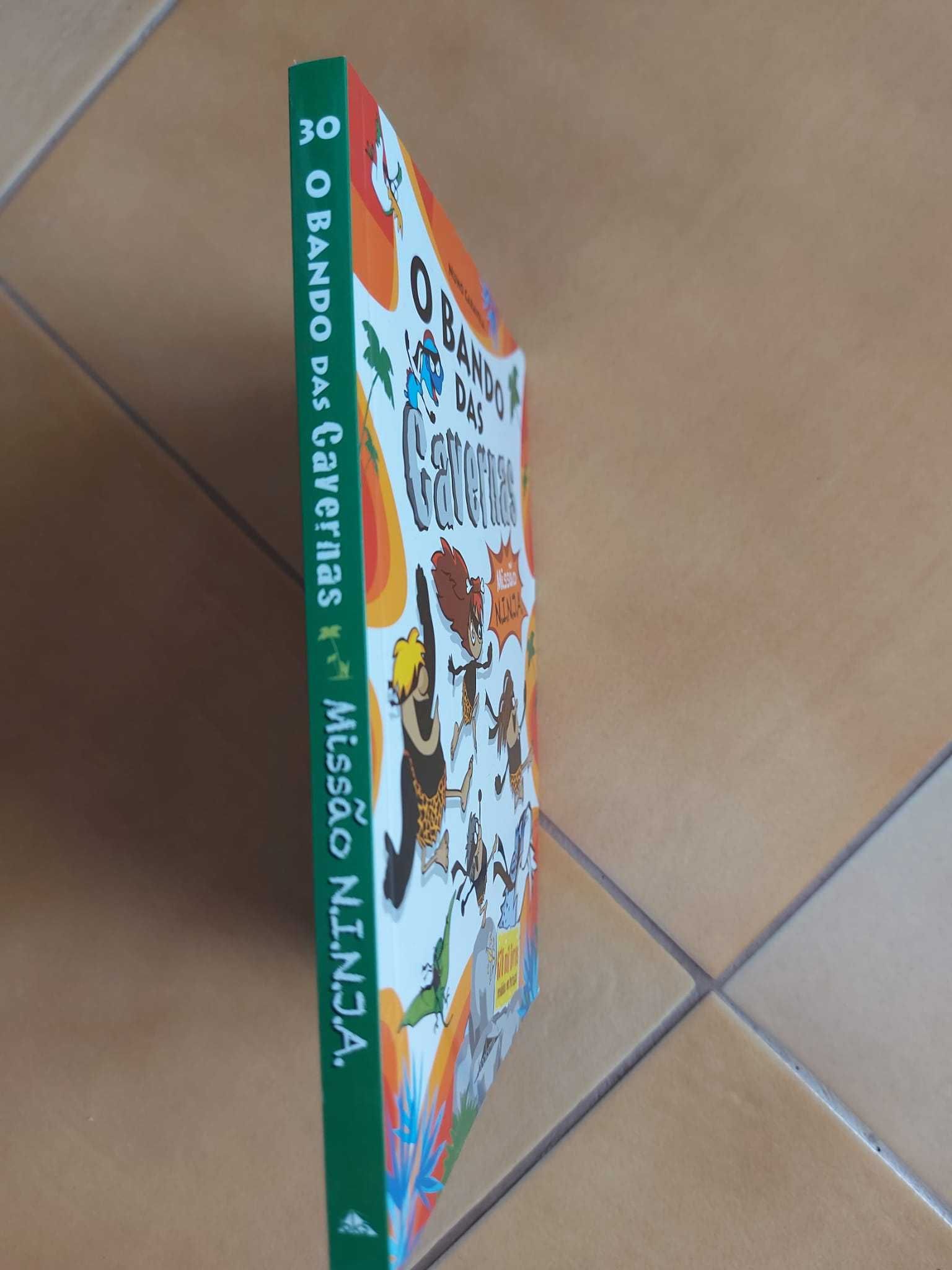 NOVO - Livro Bando das Cavernas 30 - Missão N.I.N.J.A.