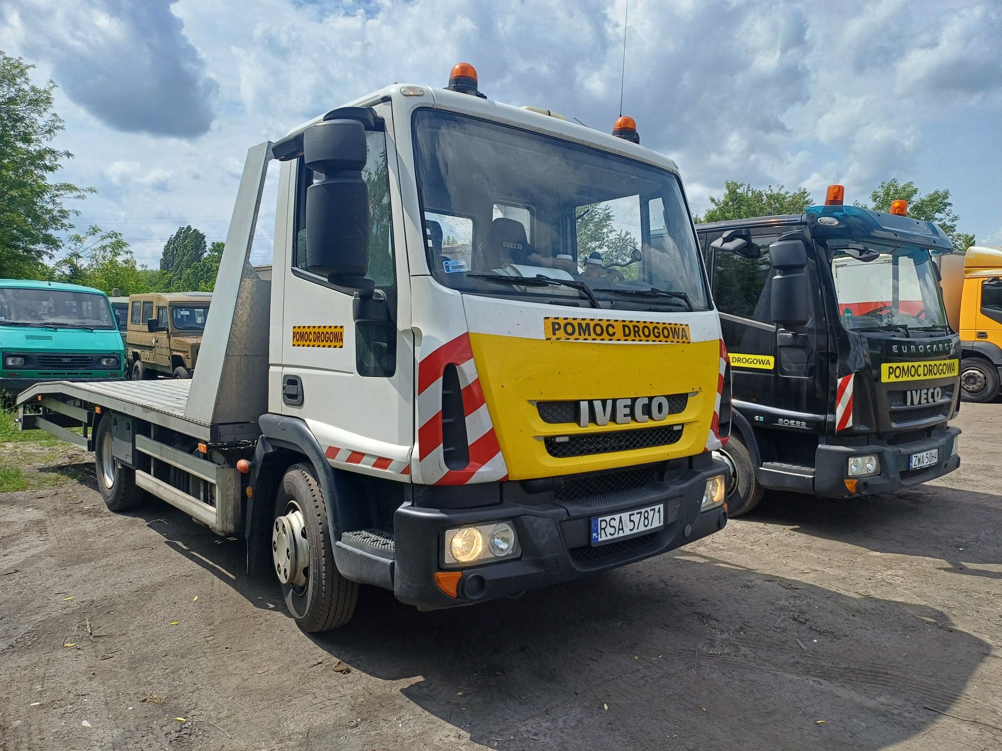 Pomoc drogowa iveco eurocargo nowy najazd