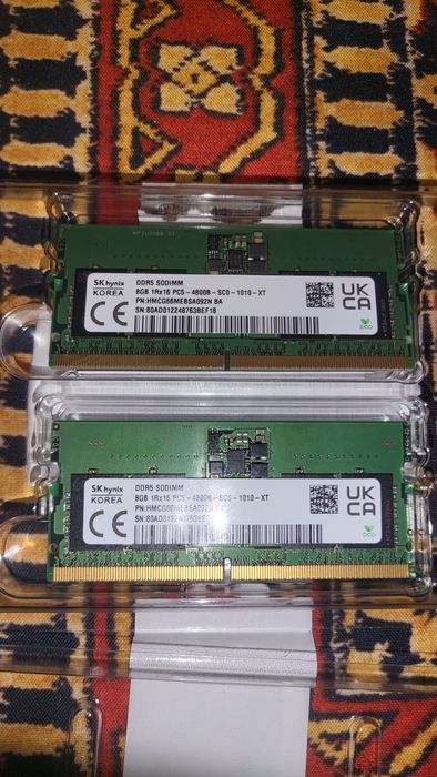 Pamięć RAM SK Hynix 16GB DDR5 2×8 GB 4800 MHz SO-DIMM
