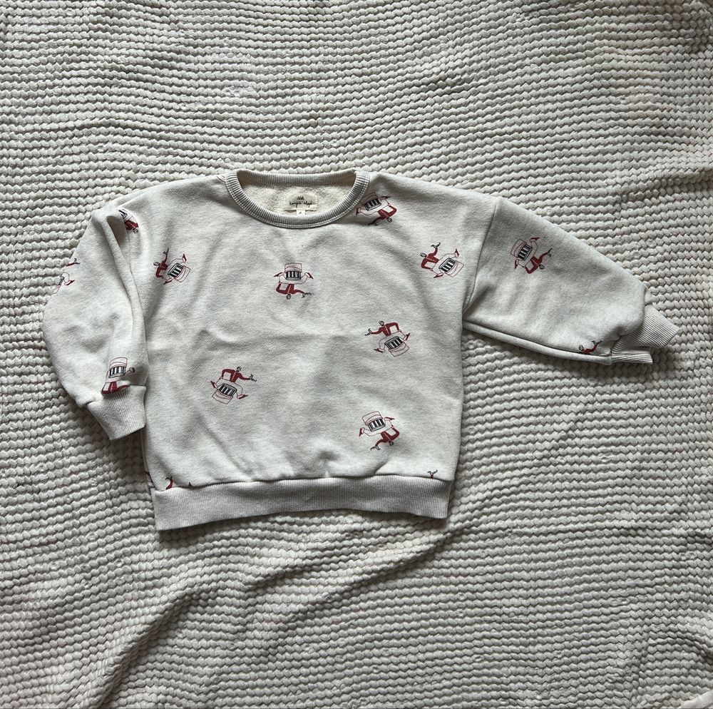 Bluza Lou Konges Slojd 4 lata 104 świateczna bawełna organiczna