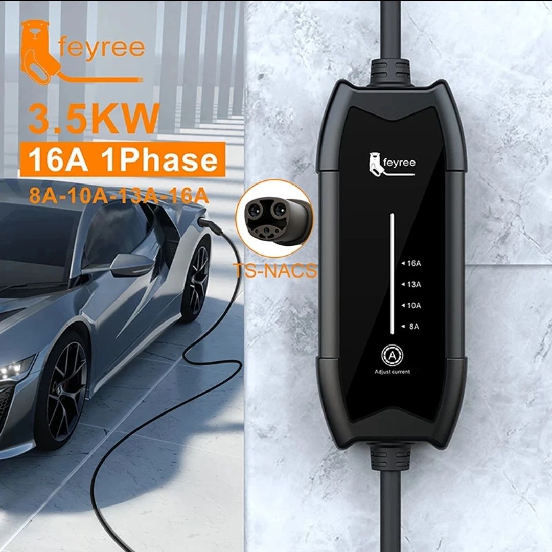 Розпродаж!!! Портативний зарядний пристрій feyree 3.5 kВт ,Tesla 5m  Y