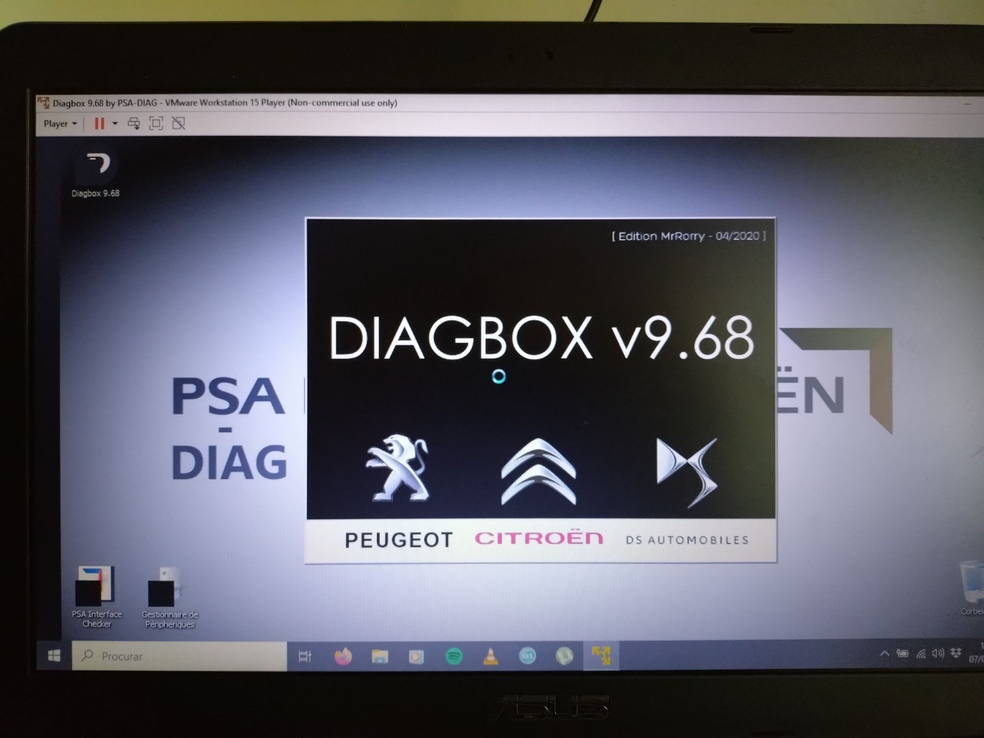 Máquina diagnóstico Diagbox