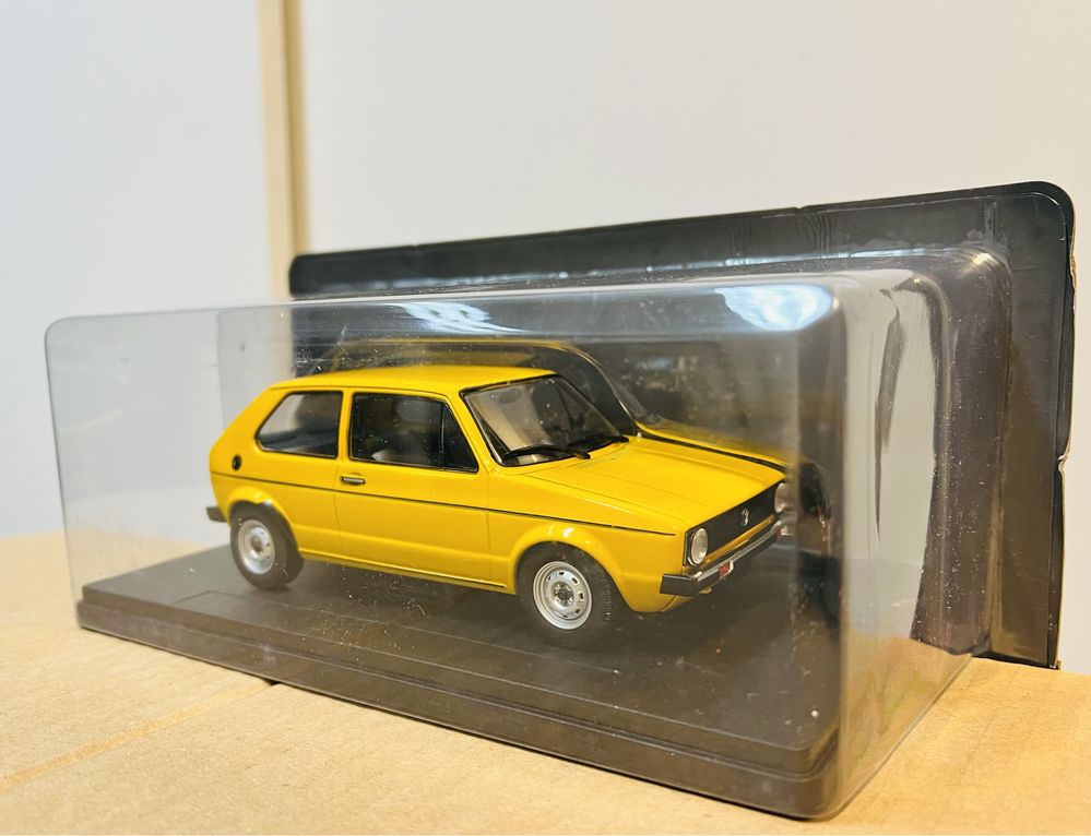 VW Golf I 1:24 żółty Hachette lub Salvat wersja podstawowa, nie GTI