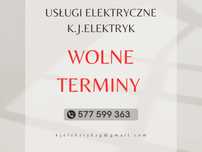 !! Wolne terminy Sierpień !! Elektryk, Awarie, Pomiary