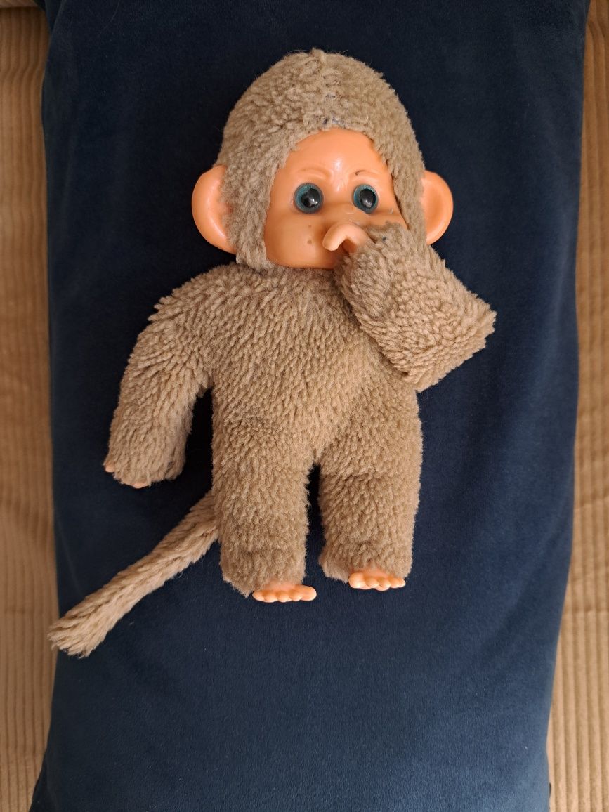 małpka Monchhichi z PRL, do kolekcji, zbiórka